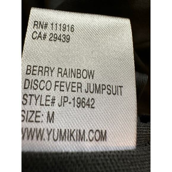 Anthropologie Yumi Kim Etta Sequined Jumpsuit Size Medium - Picture 12 of 13